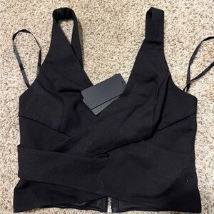 Guess Black Crop Top